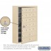 Salsbury Cell Phone Storage Locker - with Front Access Panel - 7 Door High Unit (8 Inch Deep Compartments) - 20 A Doors (19 usable) and 4 B Doors - Sandstone - Surface Mounted - Master Keyed Locks